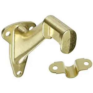 212 MAIN Heavy-Duty Adjustable ANSI Grade Brass Stair Bracket, Wall/Stud Mount Stair Support for Sailing Water Sports Hand Rails