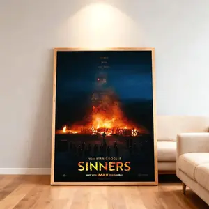 Sinners Movie Poster | High-Definition Replica Canvas Printing | Frameless | Movie Fan Gifts | Wall Decorations I