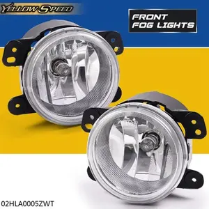 Fit For 2010-2018 Jeep Wrangler Cherokee Front Driving Fog Light Lamp W/ Bulb
