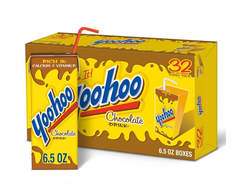 Yoo-hoo Chocolate Drink, 6.5 fl oz boxes, 32 pack
