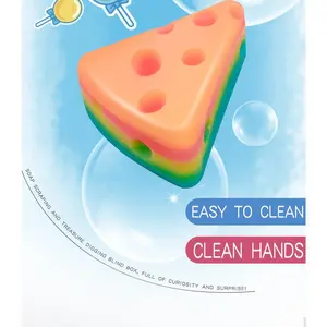 Rainbow clay cake, made of safe and non-toxic materials, suitable for children and teenagers, early education toy for children, cognitive training toy