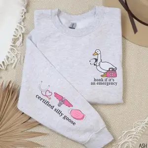 Certified Silly Goose Sweatshirt & Hoodie, Crewneck Sweater, Certified Nursing Assistant Sweatshirt, Sweatshirt, Nursing Student Gift