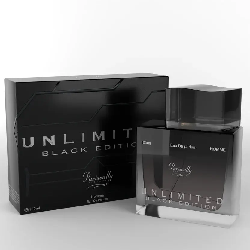 Unlimited Black By Parisvally Eau De Parfum 100 ML (3.4 FL OZ) Unisex