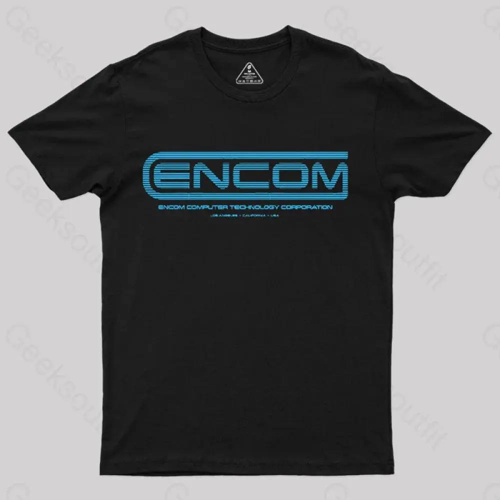 Men's Short-Sleeve TRON-ENCOM Summer Sky Casual Round Neck T-Shirt, Menswear Top, No