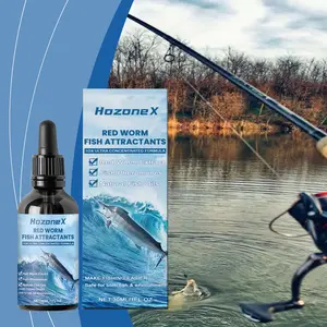 Fish Attractant 30ml Red Worm Liquid Fish Attractant Bait Fish Bait Effective Fish Lure Additive Fishing Equipment for Carp Sea