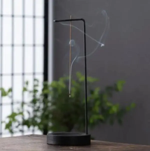 Upside Down Incense Holder – Minimalist Vertical Hanging Design for Meditation Aesthetic Room Decor & Calming Home Vibes