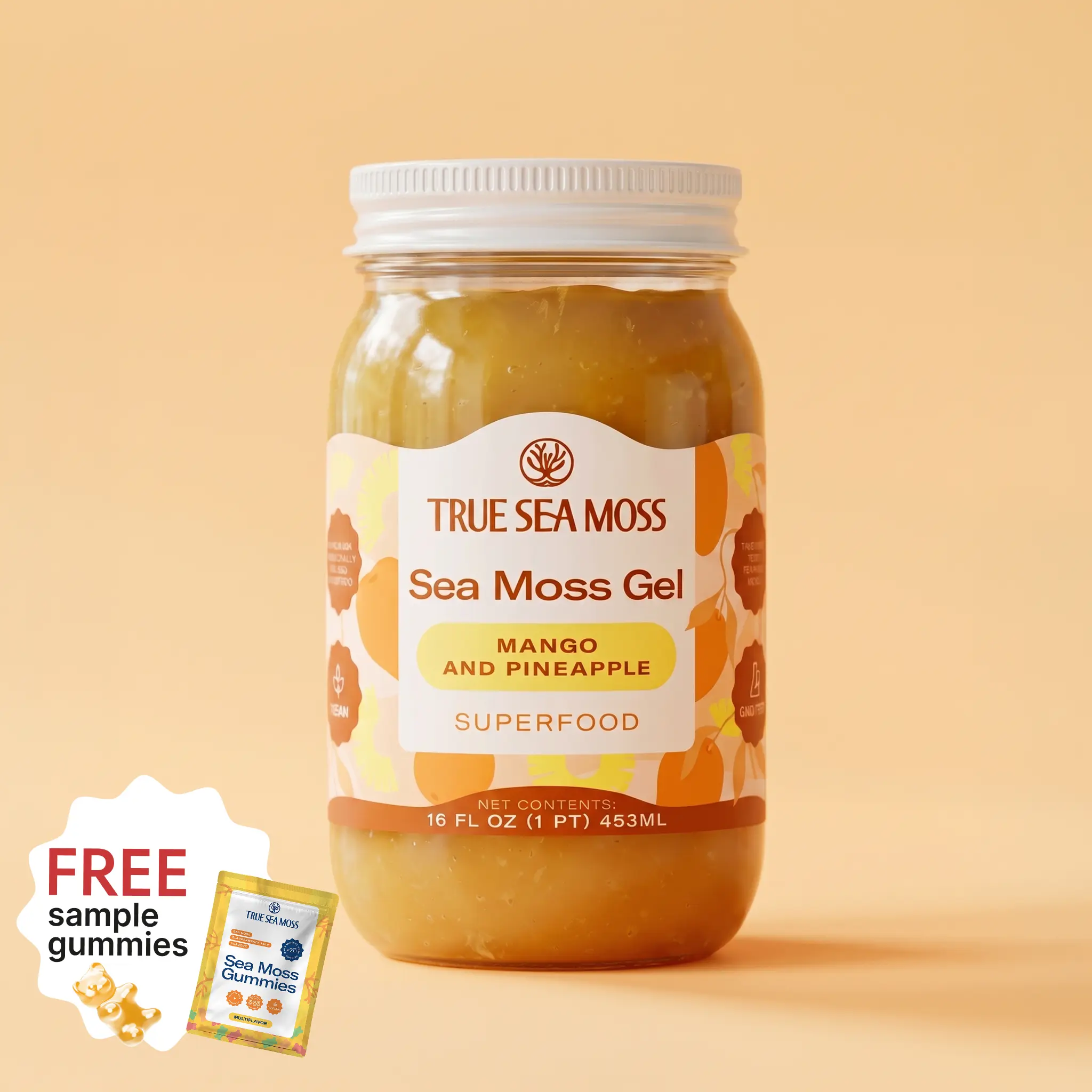 True Sea Moss Mango-Pineapple Irish Sea Moss Gel – Rich in Essential Minerals & Vitamins – supports overall vitality True Sea Moss Mango-Pineapple Irish Sea Moss Gel – Rich in Essential Minerals & Vitamins – supports overall vitality