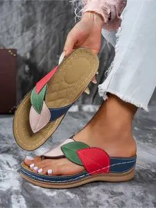 Women Chunky Heel Sport Sandals Breathable Comfortable Summer Slides Footwear for Outdoor Walking