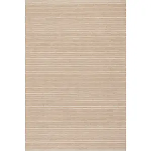 Skipper Stripe Khaki Handwoven Indoor/Outdoor Rug 2x3