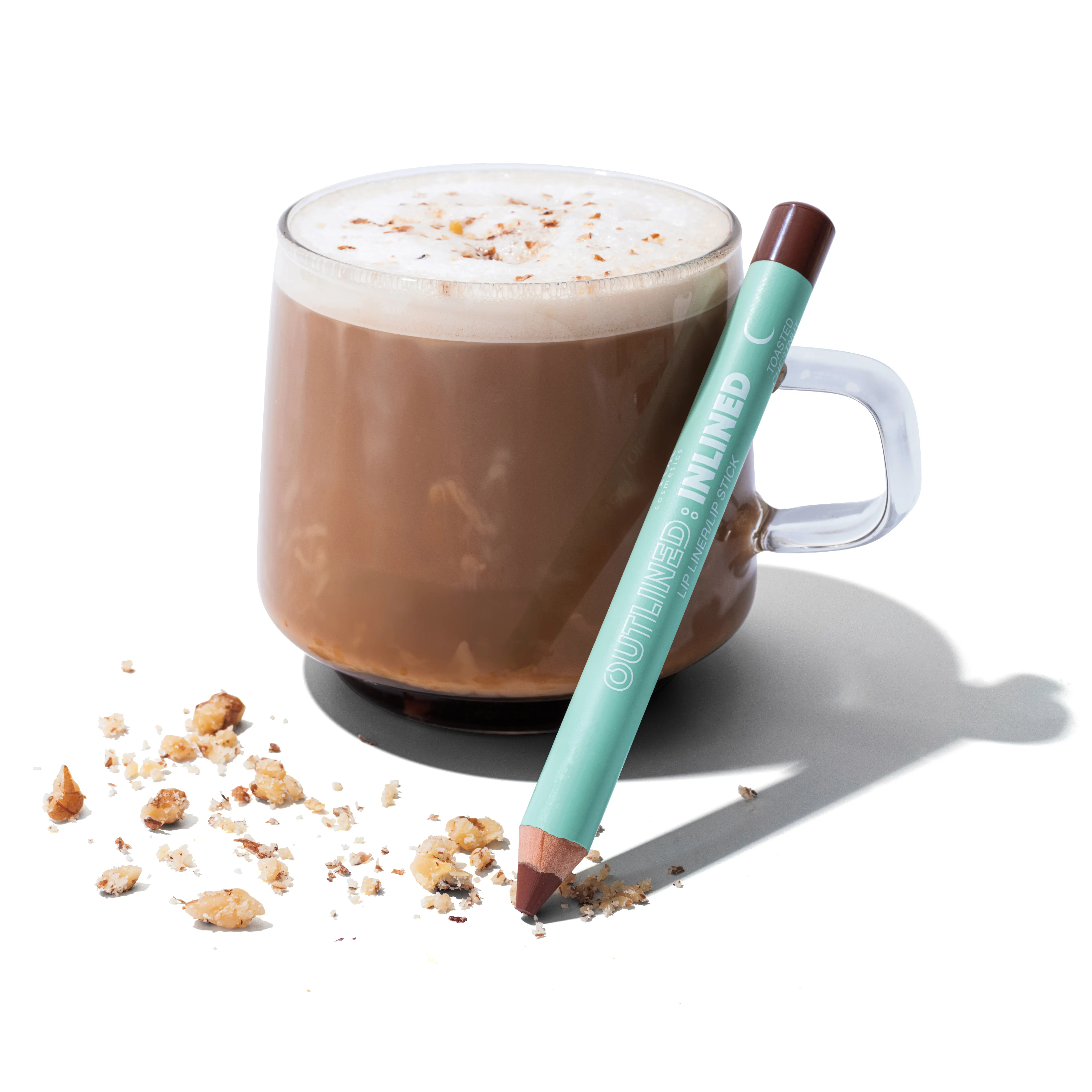 OUTLINED:INLINED - Toasted Chestnut Chubby Lipliner/Lipstick