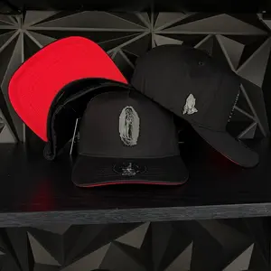 Virgen de Guadalupe SnapBack hat-black/red