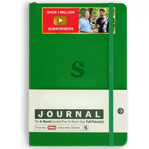 Guided Journal for Goal Setting | 6-Month Life Planner with Daily, Weekly & Monthly  | Personal Growth & Life Clarity System | Undated Productivity Daily Journal for Men & Women