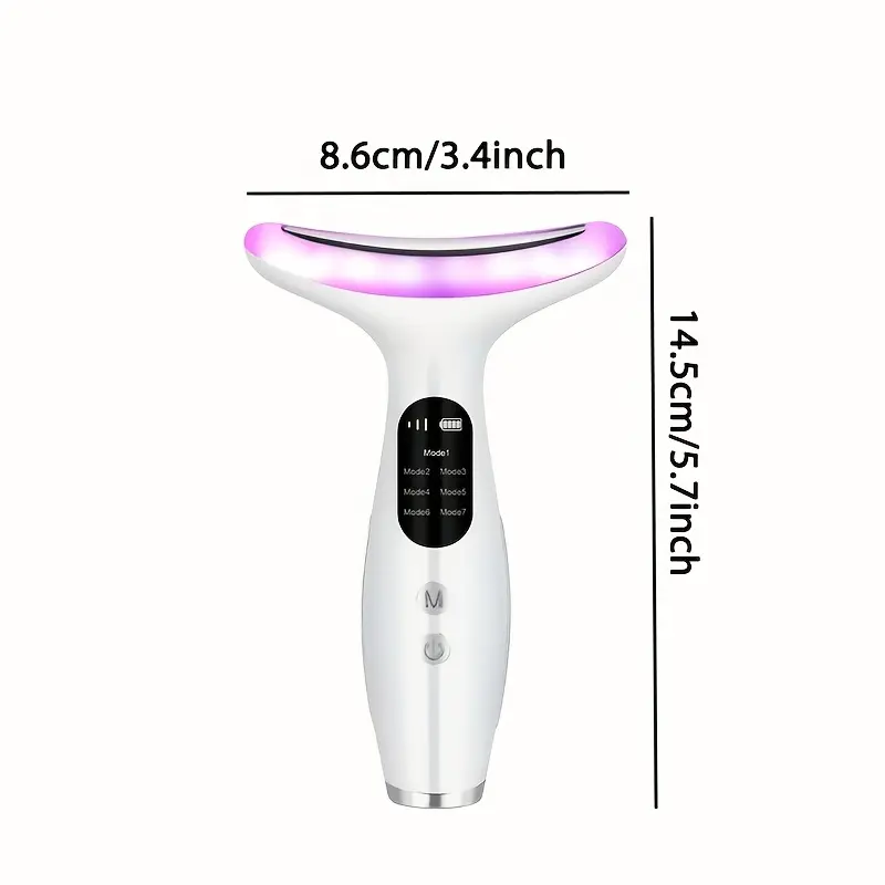 2026 New Facial Neck Massager, 7 Modes, Home Use Neck and Face Massager, Vibration Heat Massage, Rechargeable USB, Facial Beauty Massagers, Perfect Christmas Gift - TikTok Shop 2026 New Facial Neck Massager, 7 Modes, Home Use Neck and Face Massager, Vibration Heat Massage, Rechargeable USB, Facial Beauty Massagers, Perfect Christmas Gift - TikTok Shop