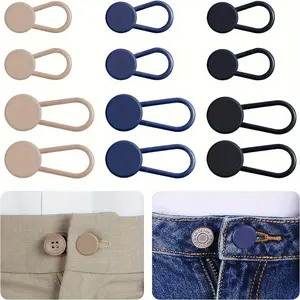 12pcs Waist Expansion Artifact Trousers Waist Extension Adjustment Extension Buttons for Extender Jeans Pants Collar, Pants Waist No Sew Instant Extender Button for Men and Women, Pants Waist Extension 1-1.4 Inch Adjustable Buttons