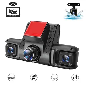 4 Channel Car DVR, HD 4 Camera 1080P Dash Cam Front & Rear, Night Vision Vehicle Autos Electronics, Car Video Surveillance