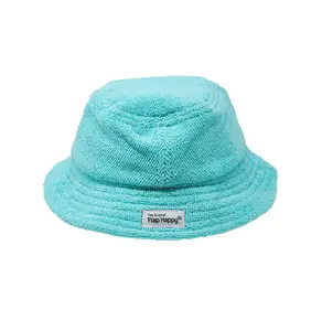 Terry Beach Bucket Hat: Seabreeze