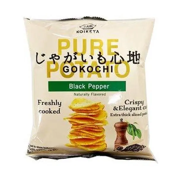 Koikeya Jagaimo Gokochi Black Pepper Potato Chips - 54g