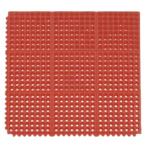 CalidoCasa Anti-Fatigue Kitchen Floor Mat 35.4x35.4inch Thick Non-Slip Rubber Comfort Mat Waterproof Cushioned Standing Mat for Kitchen Sink Laundry Office Home Cooks Bakers and Restaurant Use