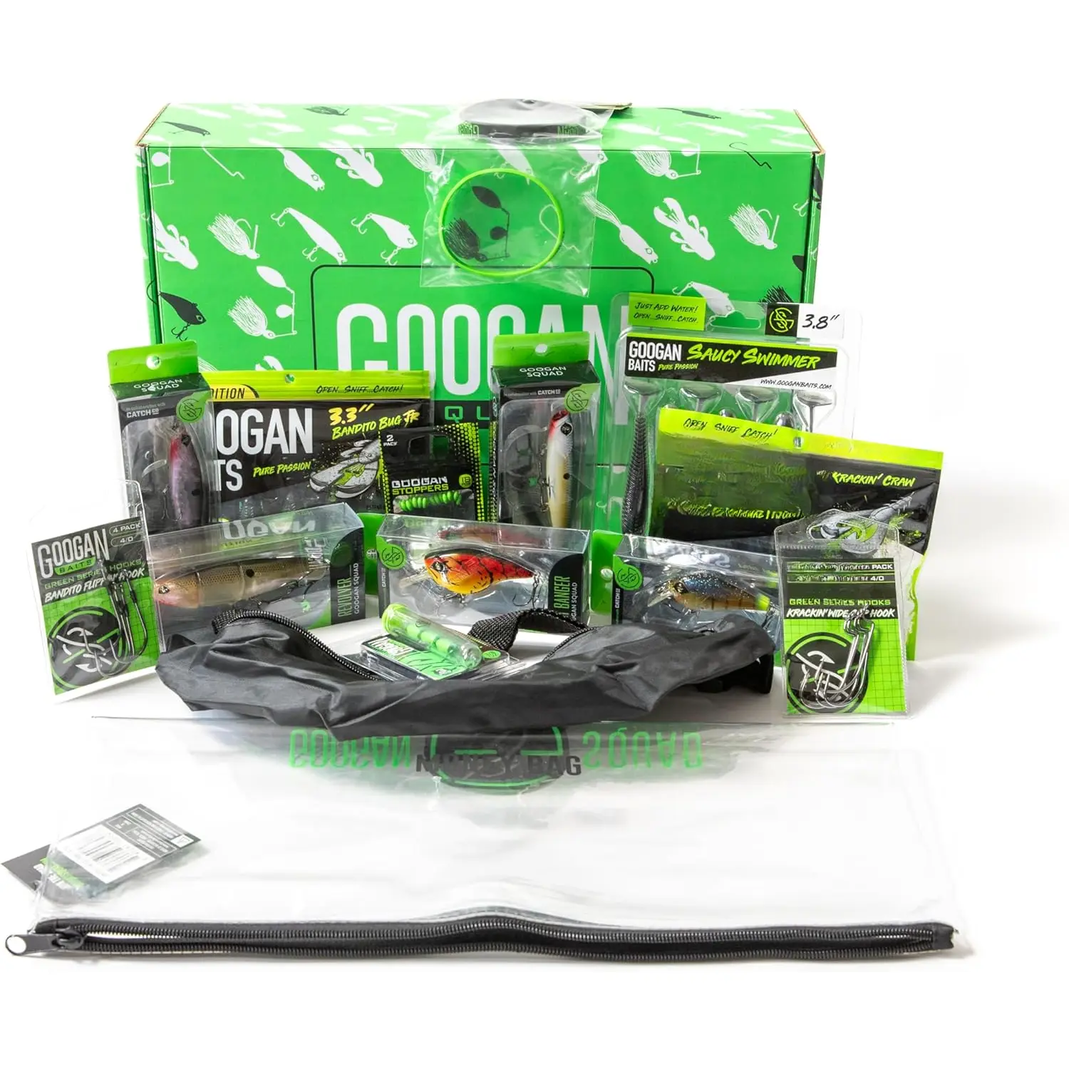 Squad Monster Crate -  Bass Fishing Lure Kit & Tackle Box