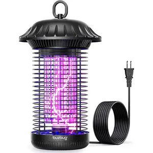 LED Bug Zapper Indoor & Outdoor, High-Voltage Mosquito Zapper Fly Killer, 50,000 Hours Long Lifespan Lamps, 6.5 ft Power Cord, Electric Fly Trap Mosquito Trap for Home Patio Backyard