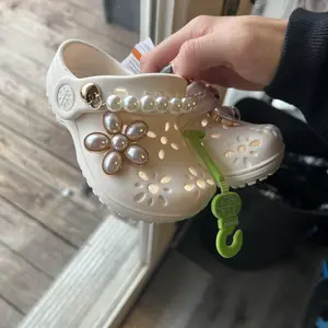 Crocs Kids Classic Floral Cut-Out Clogs