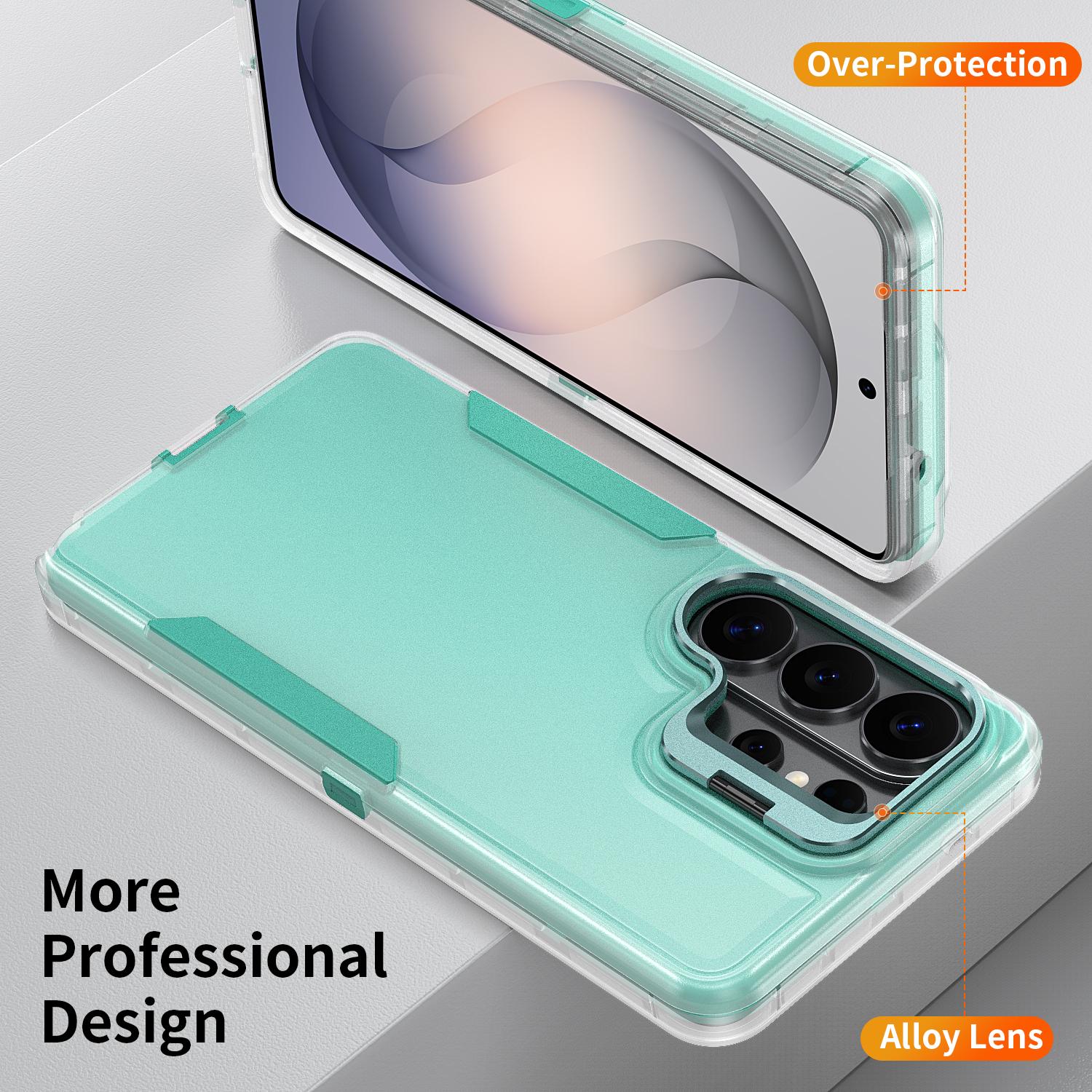 For Samsung Galaxy S26 Ultra S25 S24 Plus Phone Case with Lens Stand, Military-Grade Protection, Contrasting Colors Double-layer With Charging Port Dust Cover,Scratch-Resistant Back For Samsung Galaxy S26 Ultra S25 S24 Plus Phone Case with Lens Stand, Military-Grade Protection, Contrasting Colors Double-layer With Charging Port Dust Cover,Scratch-Resistant Back
