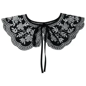 INSPIRE CHIC Detachable Fake Collar Neck Ruff Mini Cape Choker False Dickey Collar