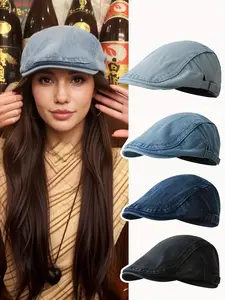 Women's Vintage Newsboy Cap, Adjustable Size, Perfect Winter Fashion Accessory, Classic Design for Trendsetters, Ideal for Cold Weather