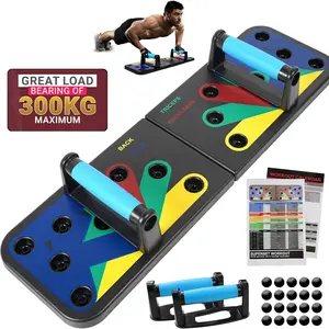 Push Up Board for Men & Women, Multi-Function Foldable Push up Board, Muscle max Pushup Board for Floor, Fitness Strength & Exercise Training Equipment for Home Workout