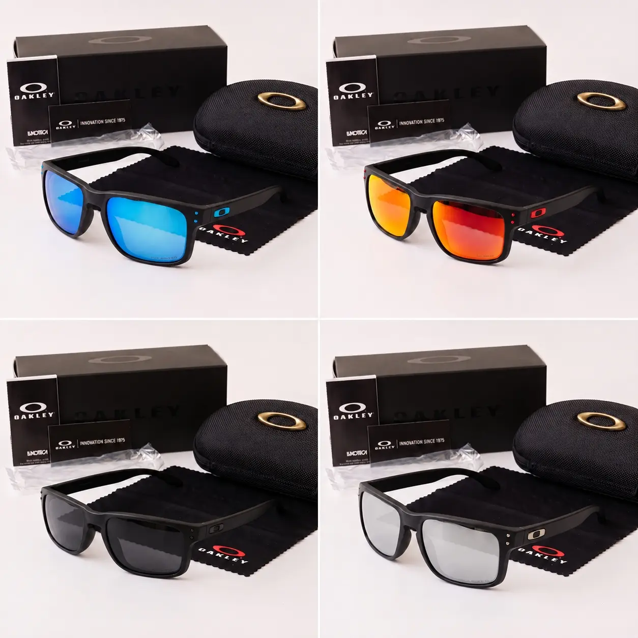 Oakley Performance Sunglasses for Men Women, Polarized Square Frame Outdoor Eyewear for Driving Cycling & Fishing