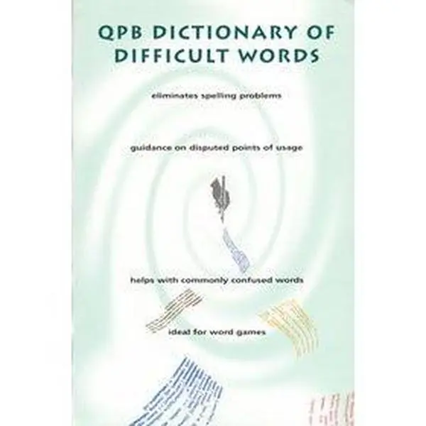 Used English Qpb Dictionary of Difficult Words, Paperback (Literature Reference Book)