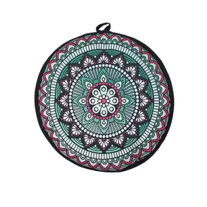 Round Corn Tortilla Insulated Bag, Thickened Heat-Resistant Food Grade Fresh Keeping Bag, Home Use, Stall Display