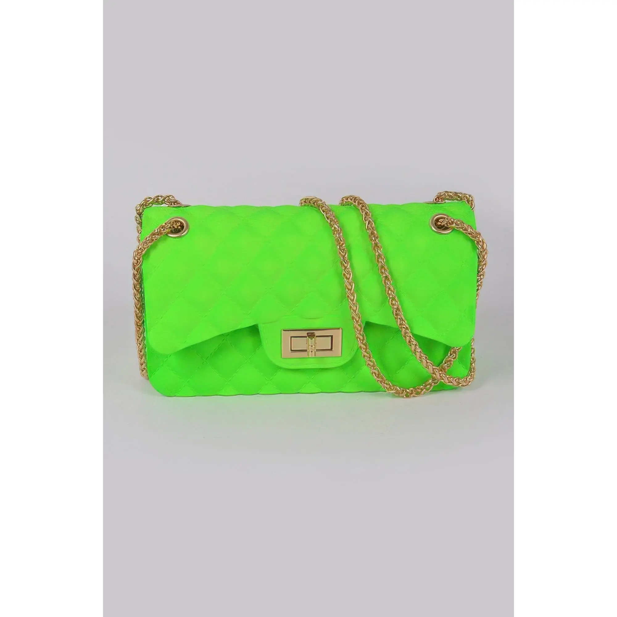 Jelly Classic Quilted Shape Clutch