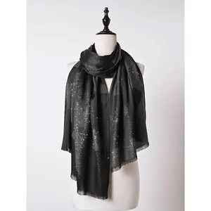 Women's Minimalist Solid Color Scarf, Casual Soft Comfortable Shawl for Daily Wear, Fashion Accessories for Women & Girls, Tignon Scarf