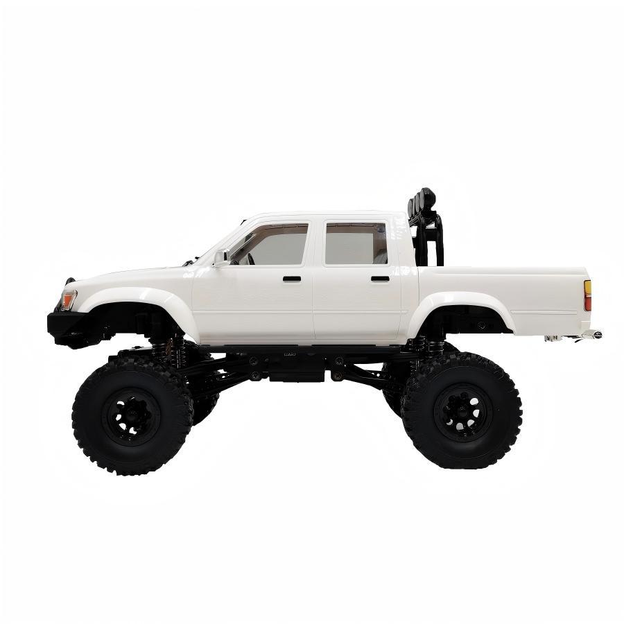 1/16 Scale 4x4 RC Rock Crawler, Off Road Remote Control RC Truck, All Terrain RTR RC Pickup with 260 Motor, Upgraded Chassis, Proportional 2.4GHz Control, Hobby Remote Control Vehicle for Boys and Girls Toys
