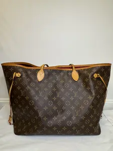 Pre-owned Louis Vuitton canvas Shoulder Bags Neverfull GM Monogram Canvas