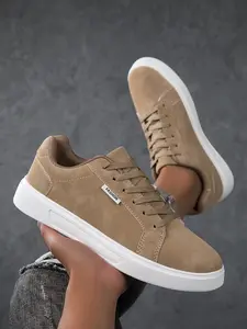 Men's New Thick Sole Waterproof Shoes, Breathable Lightweight Casual Sneakers, Classic Comfort Sports Shoes for Students, Walking Shoes