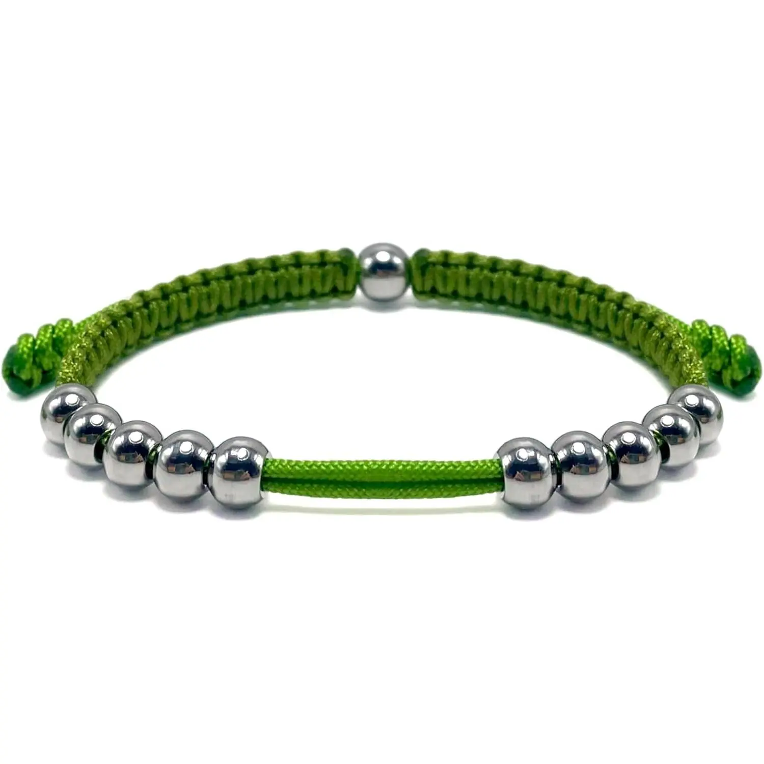 Golf Stainless Steel 10 Beads Score Counter Bracelet, Golf Stroke Count Bracelet, Resizable and Easy to Adjust Golf Round Scoring , Durable and Stylish Golf Accessory