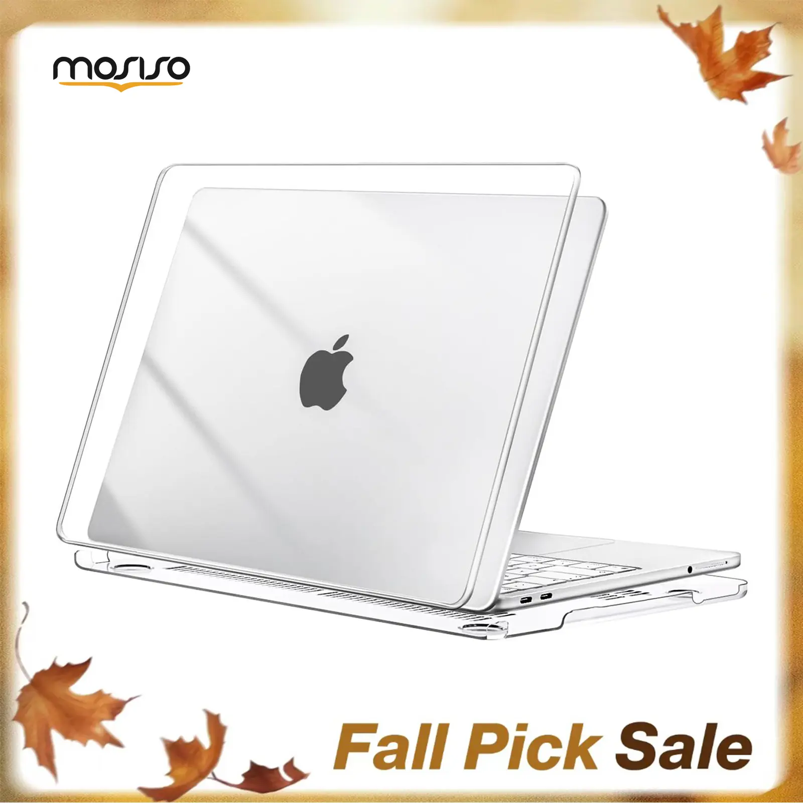 MOSISO Polycarbonate Plastic Solid Hard Shell Laptop Cover for MacBook Neo 13-in 2026 Release (Model A3404, A18 Pro Chip) - Flexible, Water Resistant, Scratch-Proof, Ultra-Thin, Lightweight, Anti-Slip, Dustproof Protective Case for Study, Travel Use, Shoc