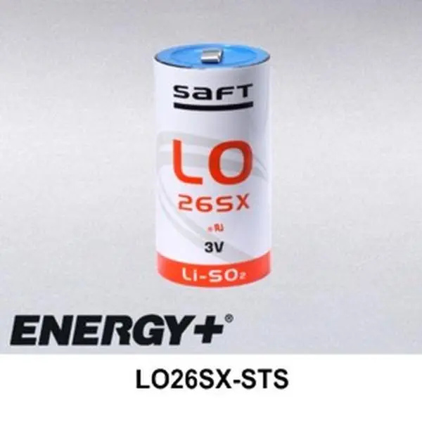 High Capacity Lithium Replacement Battery for Saft D Size Cell, 7500mAh, with Positive-Negative Solder Tabs, High Current Compatibility, High Capacity Battery