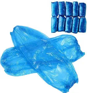 Disposable Arm Sleeves Covers, 100pcs Waterproof PE Oversleeves Covers 40 x 20 cm/ 15.7 x 7.9 inches