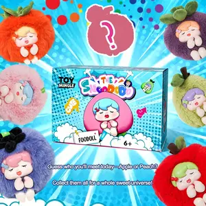 Foodoll Surprise Plush | 6+1 Hidden Fruity Cute Dolls for Kids | Fun Collectible Gift for Christmas, Halloween & Birthdays