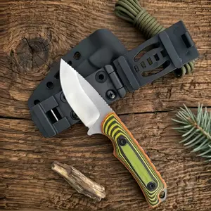 BM 15017 Hidden Canyon Compact EDC Tool, 2.79″ 8Cr13MoV blade, full tang, G10 handle, Kydex sheath, portable gear for camping, hiking, everyday outdoor use, survival supplies