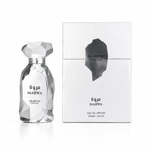 Arabiyat Prestige Marwa Eau De Parfum, 3.4 fl oz Arabian Fragrance for Men, Earthy Woody Scent, Premium Perfumes & Fragrances, Gifts for Him