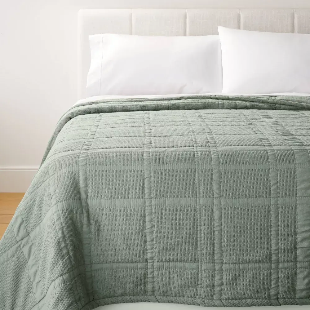 Waffle Matelasse Quilt - Threshold designed with Studio McGee