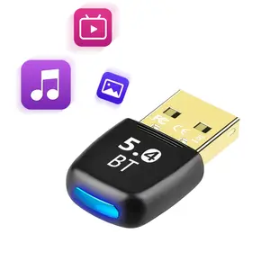 Bluetooth Adapter for PC , 5.4 Wireless  USB  Adapter ，20M Stable Connection,Plug and Play , USB 3.0 Ultra Low Latency Dongle ,Low Power Tech, Compatible with Mouse, Keyboard, Printer, Headphones