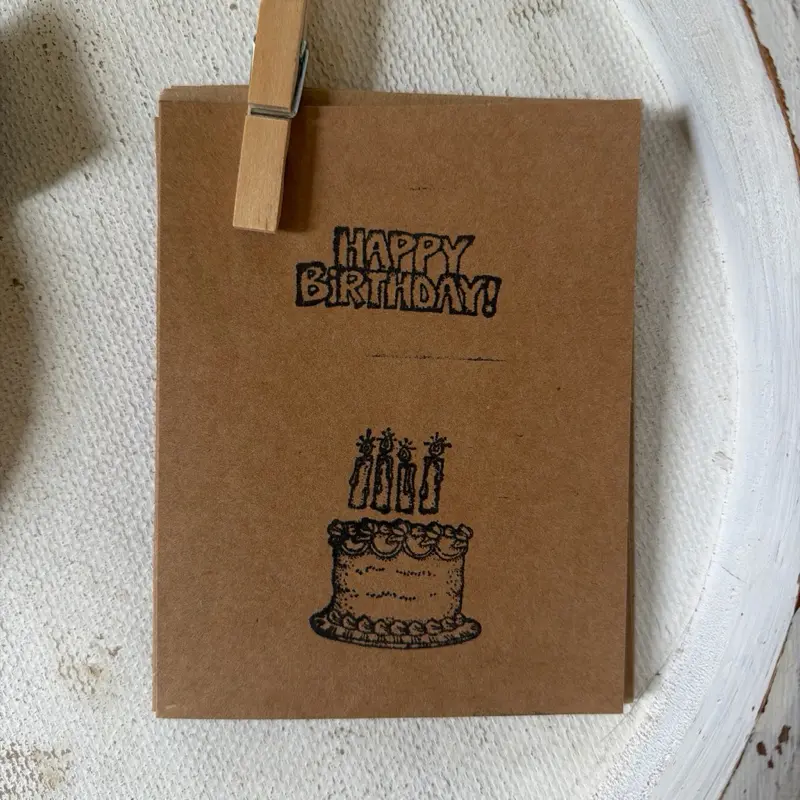 Handmade birthday cards - 5 pack