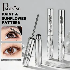 1/3PC PAGEVINE Lash Thick Curling Mascara, Sunflower Pattern No Clump Mascara, Long Lasting Waterproof Lash Definer, No Spider Lashes, Mascara, CurlingMascara, LongLastingMascara, Superproof Eyelash Mascara, EyeMakeup