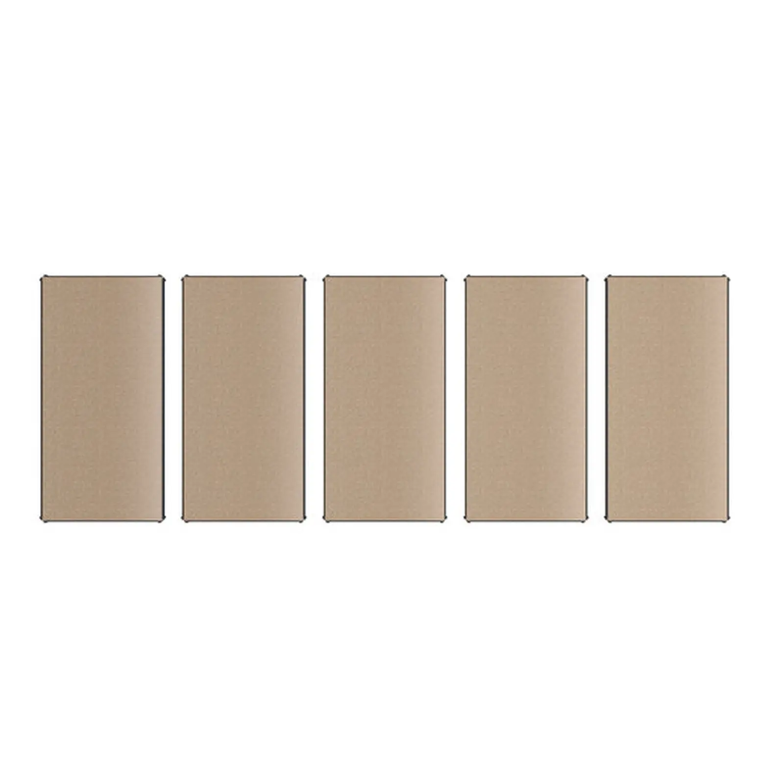 Lavex 18 x 36 Black Particle Board Shelves 4- Shelf Boltless Shelving 4/ Case WS-257b1836z5pbbs