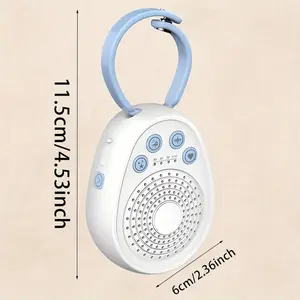 Portable Relaxing Sleep White Noise Sleep - Rechargeable 1000mAh Battery/USB, 20 Soothing Natural Sound Machine, Portable Mini Sleep Sound Machine, Office Home and Travel Noise Reduction Sleep Sound Machine with Timer and Memory Function
